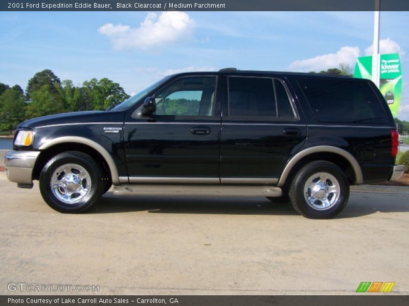 Black Clearcoat / Medium Parchment 2001 Ford Expedition Eddie Bauer