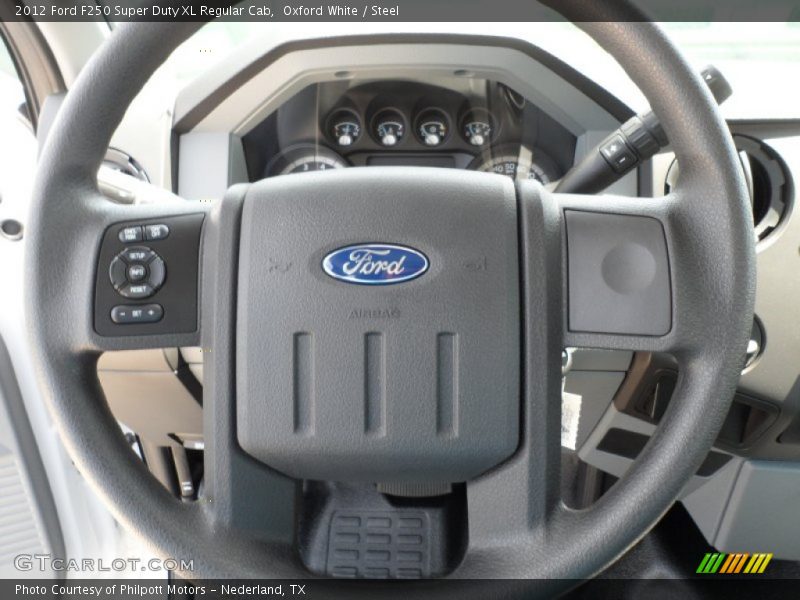  2012 F250 Super Duty XL Regular Cab Steering Wheel