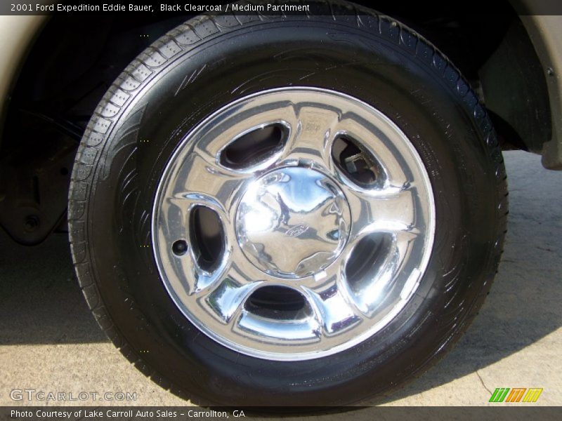 Black Clearcoat / Medium Parchment 2001 Ford Expedition Eddie Bauer