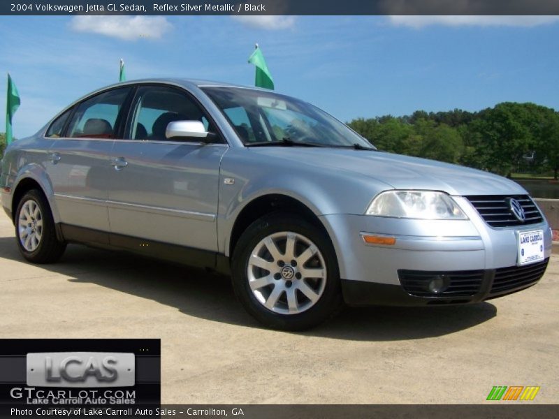 Reflex Silver Metallic / Black 2004 Volkswagen Jetta GL Sedan