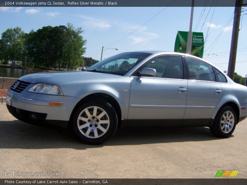 Reflex Silver Metallic / Black 2004 Volkswagen Jetta GL Sedan