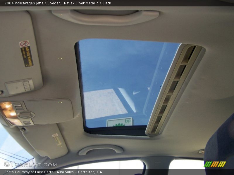 Reflex Silver Metallic / Black 2004 Volkswagen Jetta GL Sedan