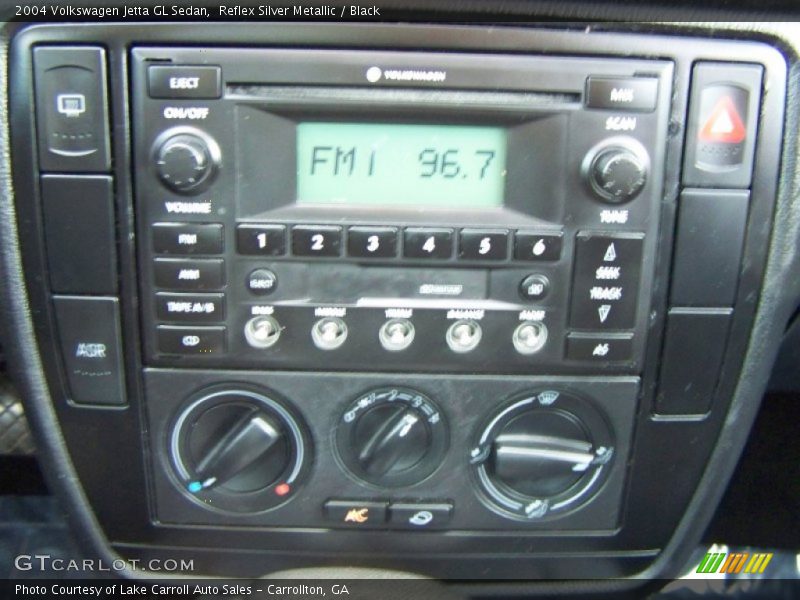 Reflex Silver Metallic / Black 2004 Volkswagen Jetta GL Sedan