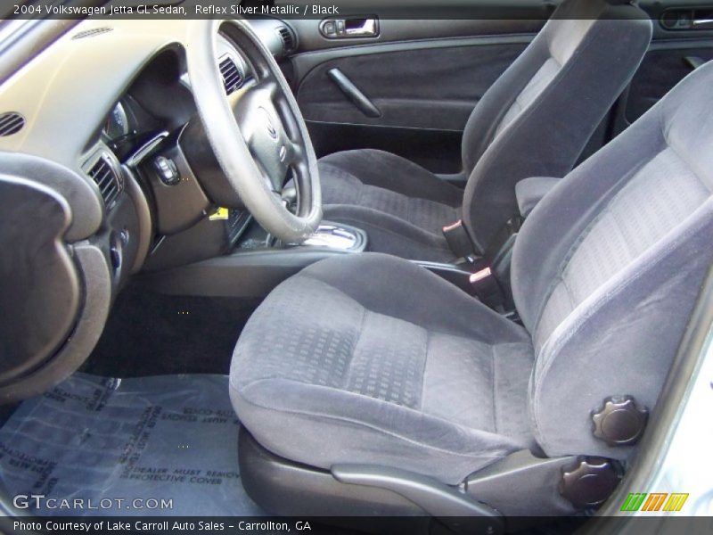 Reflex Silver Metallic / Black 2004 Volkswagen Jetta GL Sedan