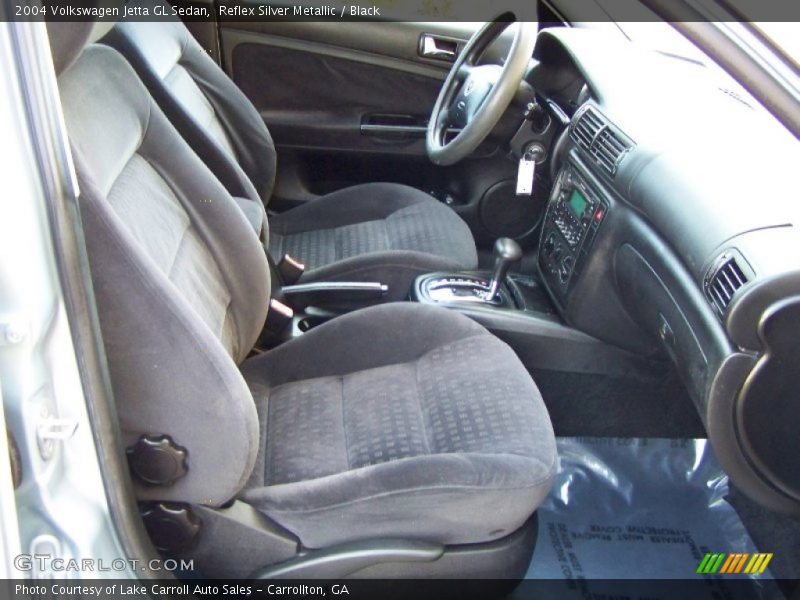 Reflex Silver Metallic / Black 2004 Volkswagen Jetta GL Sedan