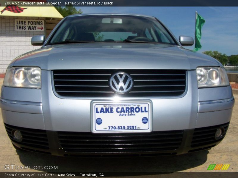 Reflex Silver Metallic / Black 2004 Volkswagen Jetta GL Sedan
