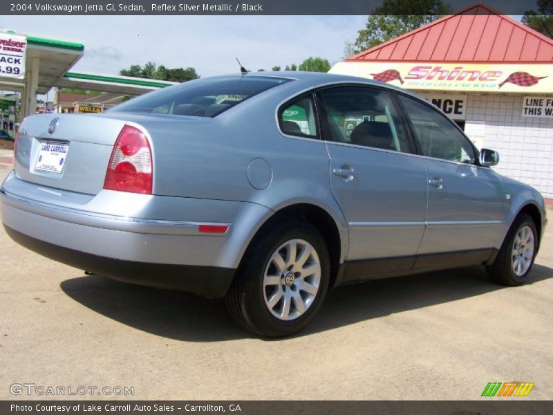 Reflex Silver Metallic / Black 2004 Volkswagen Jetta GL Sedan