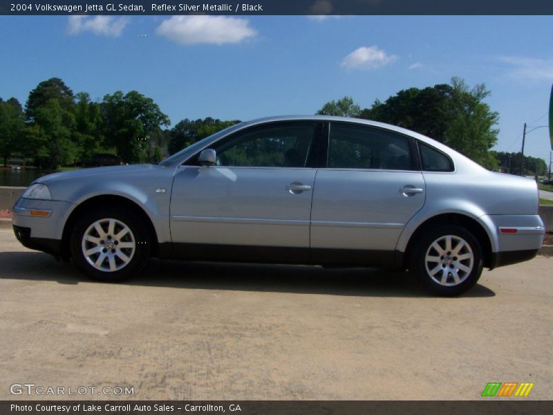 Reflex Silver Metallic / Black 2004 Volkswagen Jetta GL Sedan