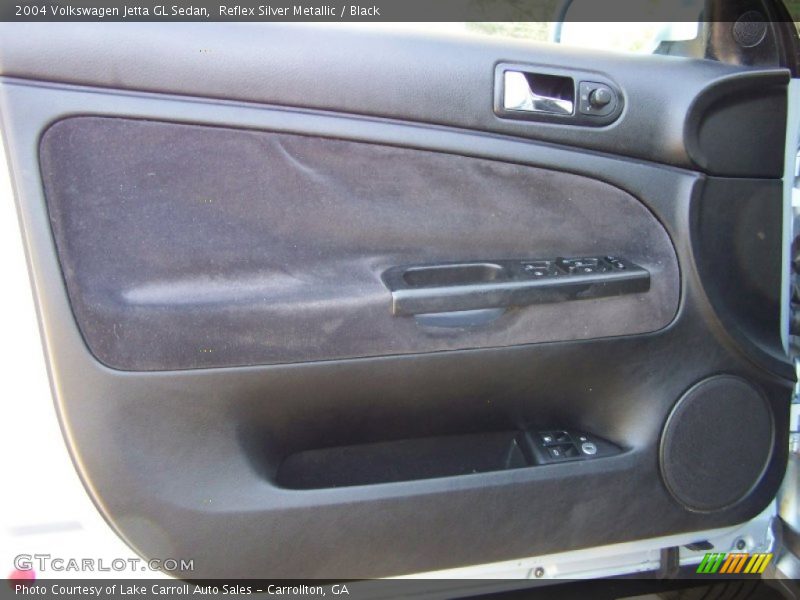 Reflex Silver Metallic / Black 2004 Volkswagen Jetta GL Sedan