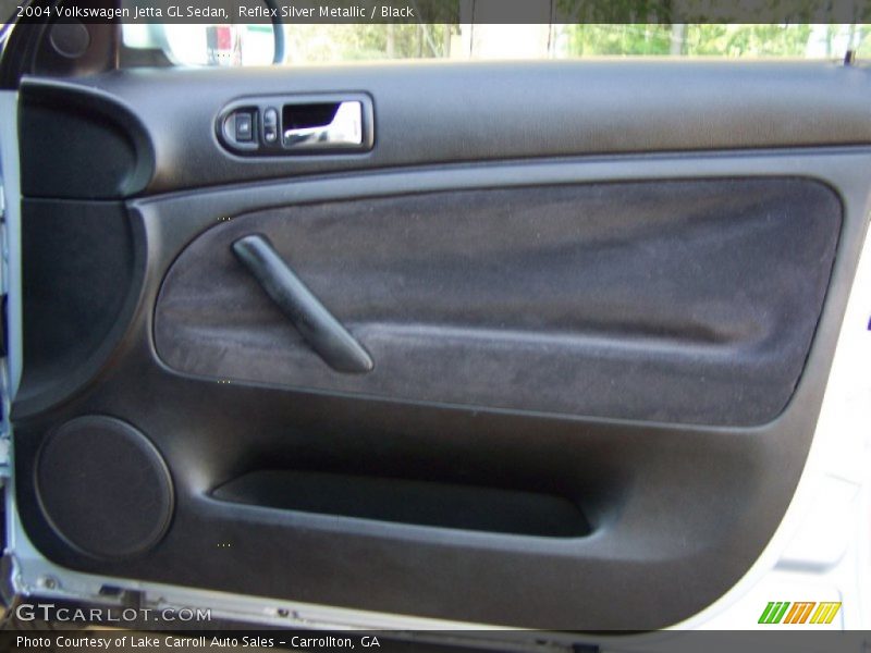 Reflex Silver Metallic / Black 2004 Volkswagen Jetta GL Sedan