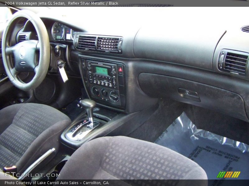 Reflex Silver Metallic / Black 2004 Volkswagen Jetta GL Sedan