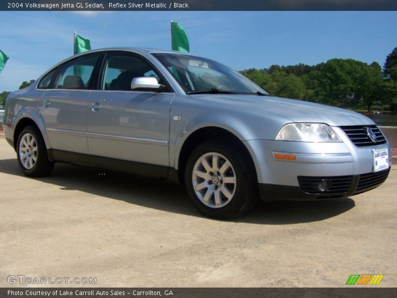 Reflex Silver Metallic / Black 2004 Volkswagen Jetta GL Sedan