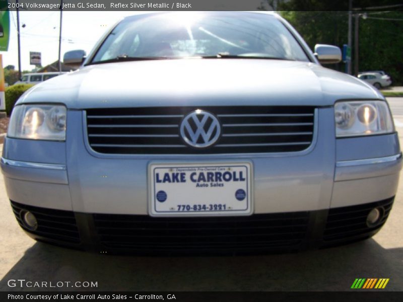 Reflex Silver Metallic / Black 2004 Volkswagen Jetta GL Sedan