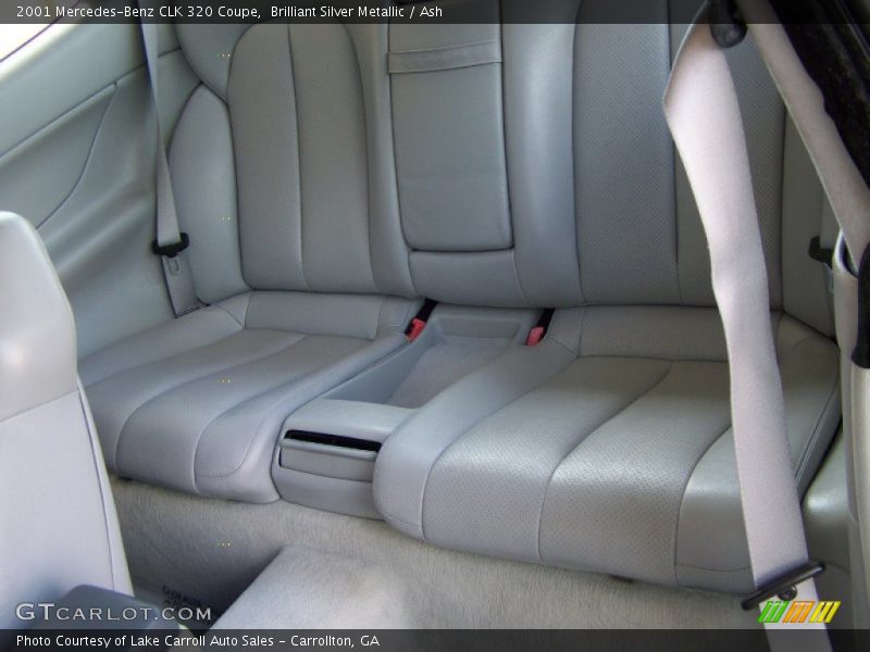 Brilliant Silver Metallic / Ash 2001 Mercedes-Benz CLK 320 Coupe