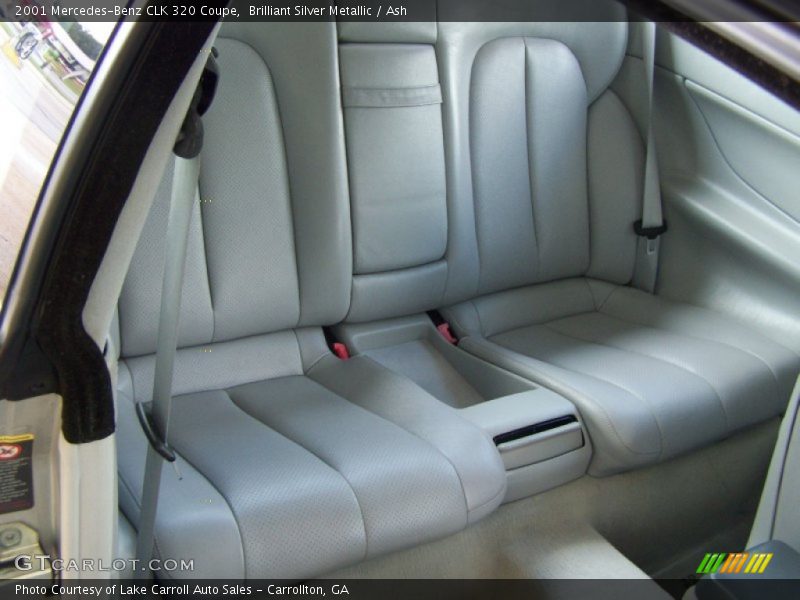 Brilliant Silver Metallic / Ash 2001 Mercedes-Benz CLK 320 Coupe