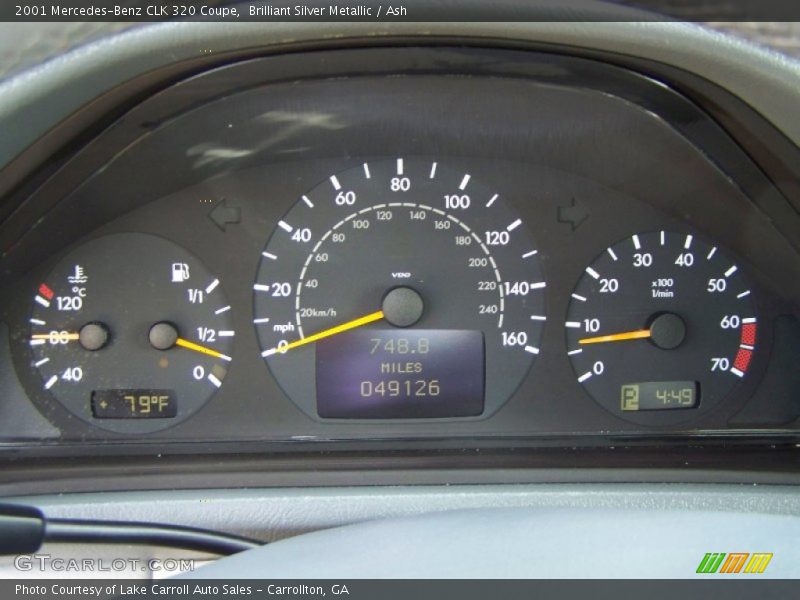  2001 CLK 320 Coupe 320 Coupe Gauges