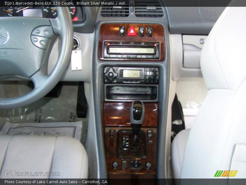 Brilliant Silver Metallic / Ash 2001 Mercedes-Benz CLK 320 Coupe