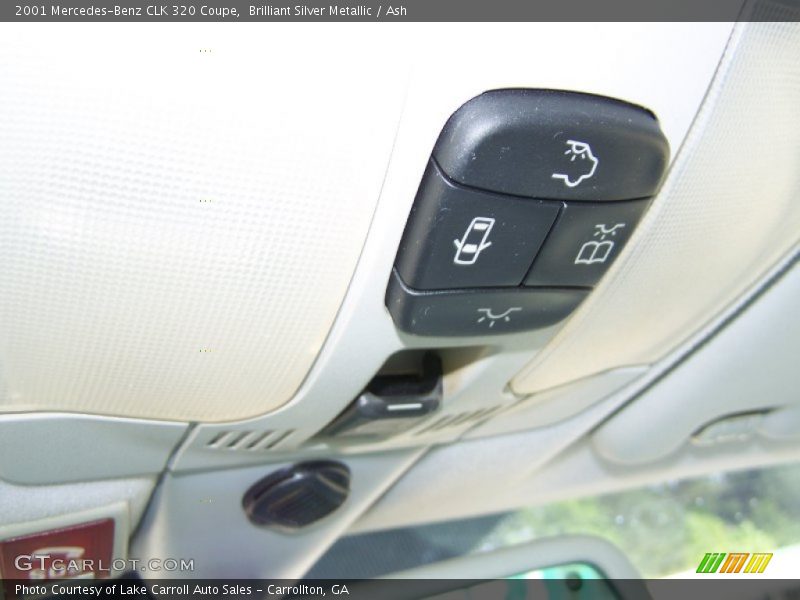 Brilliant Silver Metallic / Ash 2001 Mercedes-Benz CLK 320 Coupe