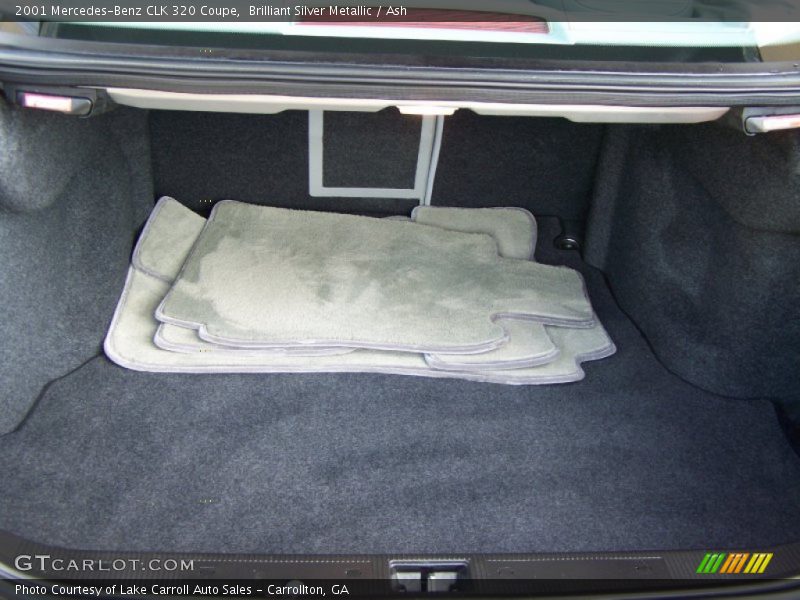 Brilliant Silver Metallic / Ash 2001 Mercedes-Benz CLK 320 Coupe