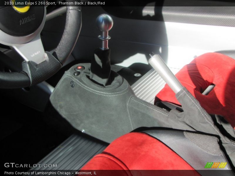 Phantom Black / Black/Red 2010 Lotus Exige S 260 Sport