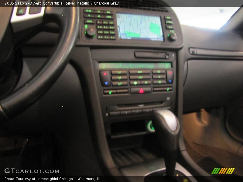 Silver Metallic / Charcoal Gray 2005 Saab 9-3 Aero Convertible