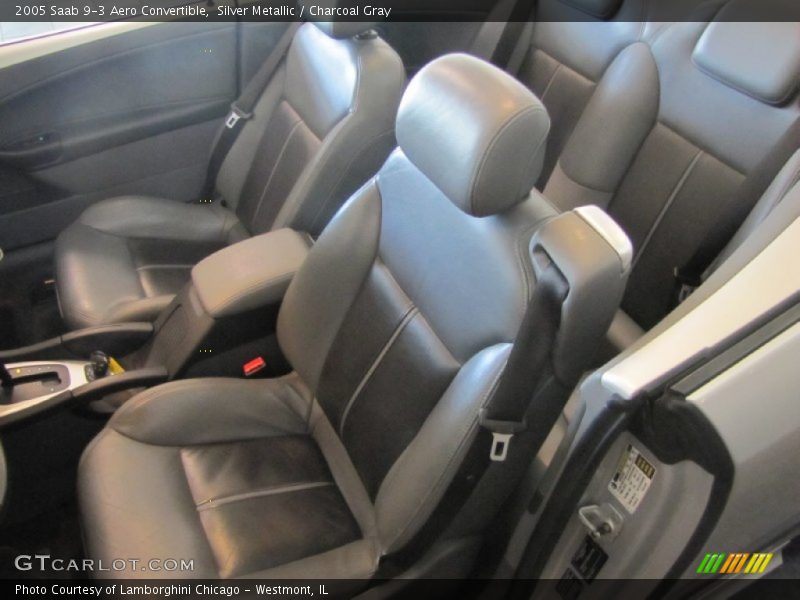 Silver Metallic / Charcoal Gray 2005 Saab 9-3 Aero Convertible
