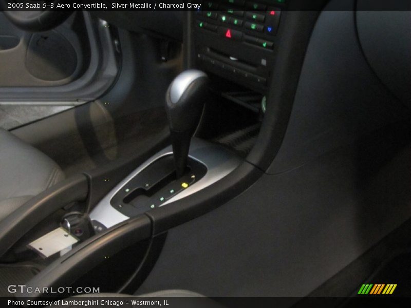 Silver Metallic / Charcoal Gray 2005 Saab 9-3 Aero Convertible