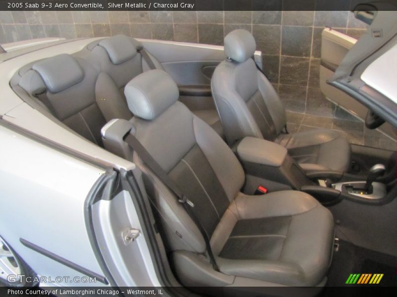  2005 9-3 Aero Convertible Charcoal Gray Interior