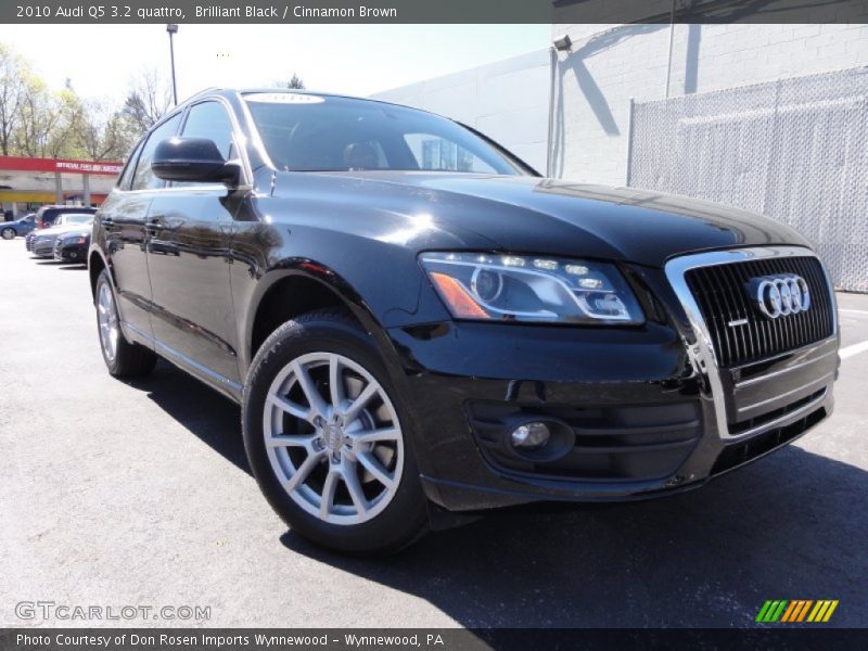 Brilliant Black / Cinnamon Brown 2010 Audi Q5 3.2 quattro