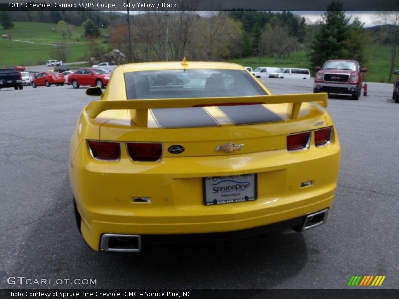 Rally Yellow / Black 2012 Chevrolet Camaro SS/RS Coupe
