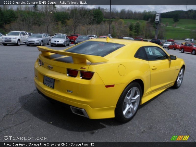 Rally Yellow / Black 2012 Chevrolet Camaro SS/RS Coupe