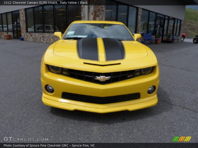 Rally Yellow / Black 2012 Chevrolet Camaro SS/RS Coupe