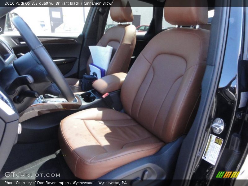 Brilliant Black / Cinnamon Brown 2010 Audi Q5 3.2 quattro