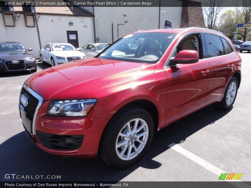 Garnet Red Pearl Effect / Cardamom Beige 2009 Audi Q5 3.2 Premium quattro