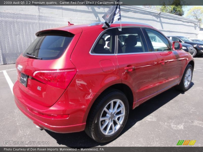 Garnet Red Pearl Effect / Cardamom Beige 2009 Audi Q5 3.2 Premium quattro
