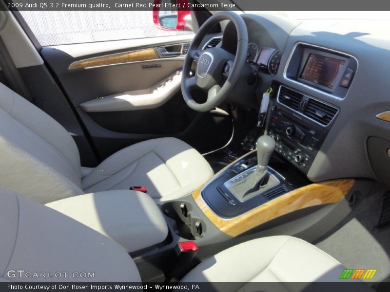 Garnet Red Pearl Effect / Cardamom Beige 2009 Audi Q5 3.2 Premium quattro