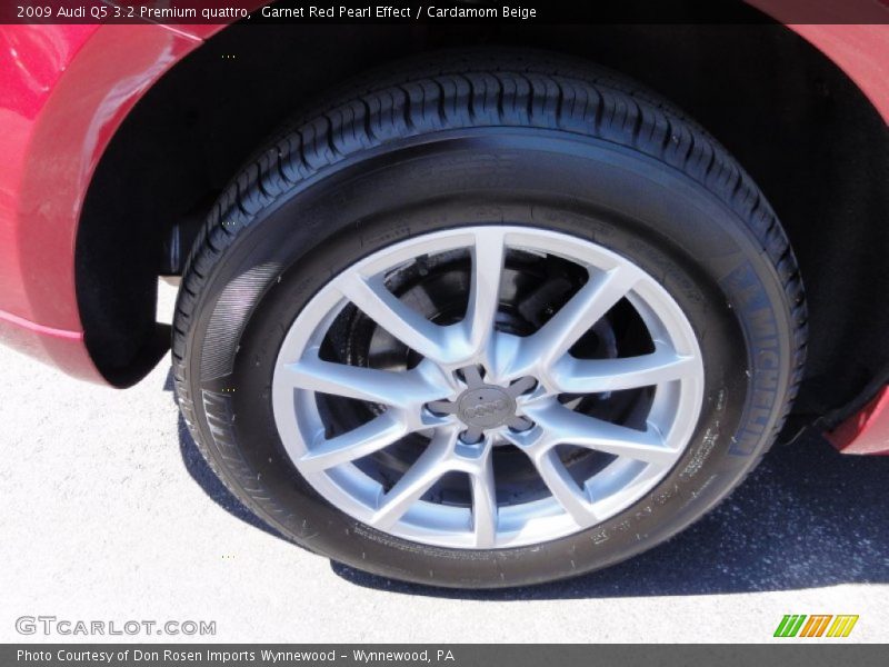 Garnet Red Pearl Effect / Cardamom Beige 2009 Audi Q5 3.2 Premium quattro