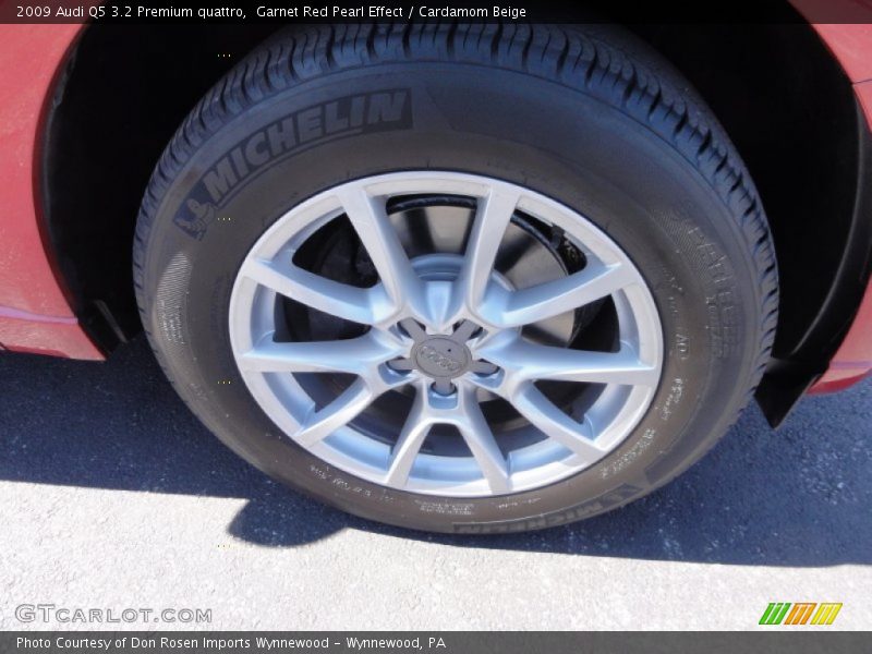 Garnet Red Pearl Effect / Cardamom Beige 2009 Audi Q5 3.2 Premium quattro