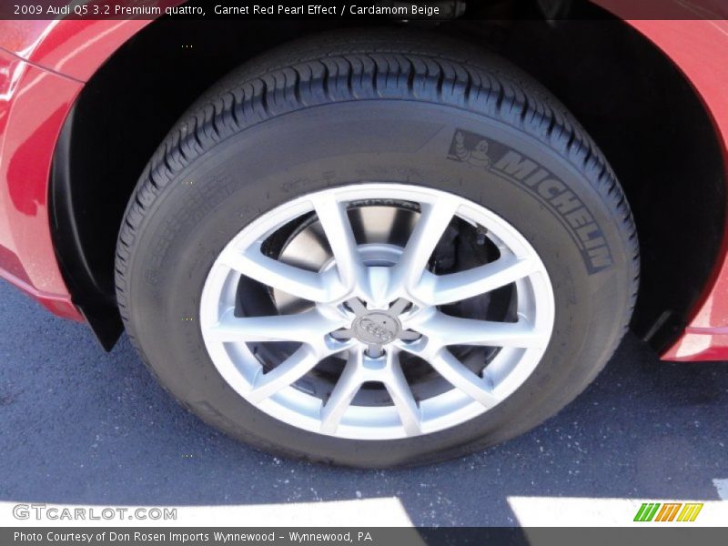 Garnet Red Pearl Effect / Cardamom Beige 2009 Audi Q5 3.2 Premium quattro