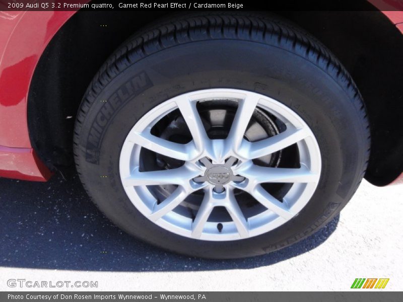 Garnet Red Pearl Effect / Cardamom Beige 2009 Audi Q5 3.2 Premium quattro
