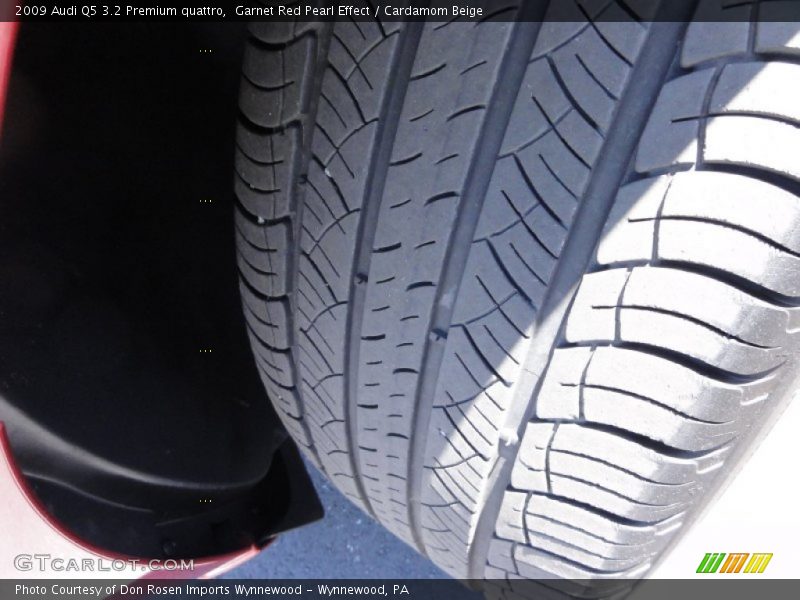 Garnet Red Pearl Effect / Cardamom Beige 2009 Audi Q5 3.2 Premium quattro