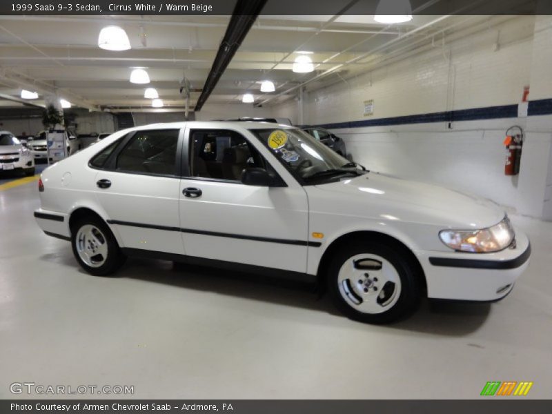  1999 9-3 Sedan Cirrus White