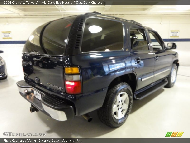 Dark Blue Metallic / Gray/Dark Charcoal 2004 Chevrolet Tahoe LT 4x4