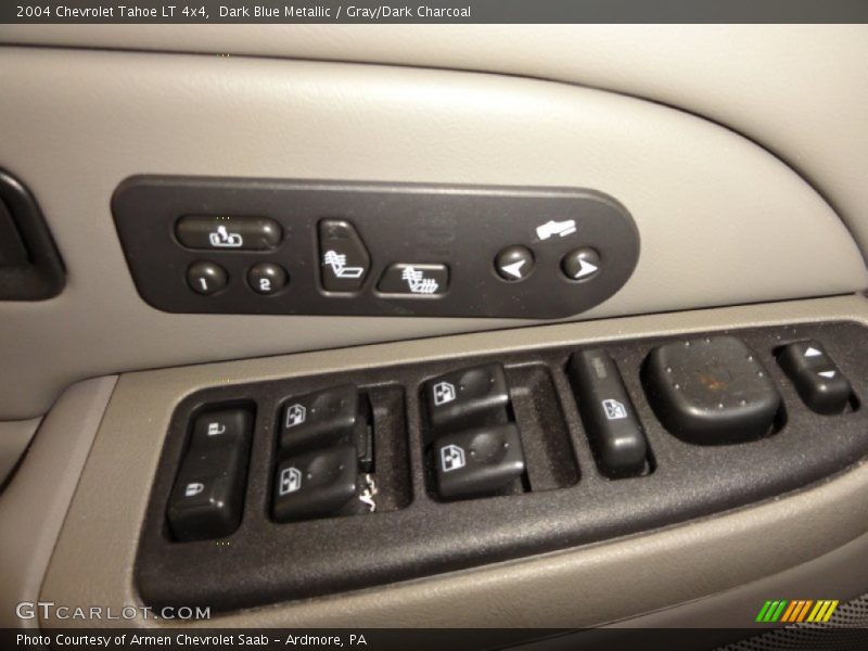 Dark Blue Metallic / Gray/Dark Charcoal 2004 Chevrolet Tahoe LT 4x4