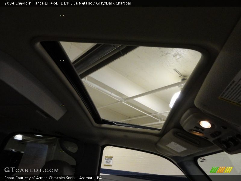 Dark Blue Metallic / Gray/Dark Charcoal 2004 Chevrolet Tahoe LT 4x4