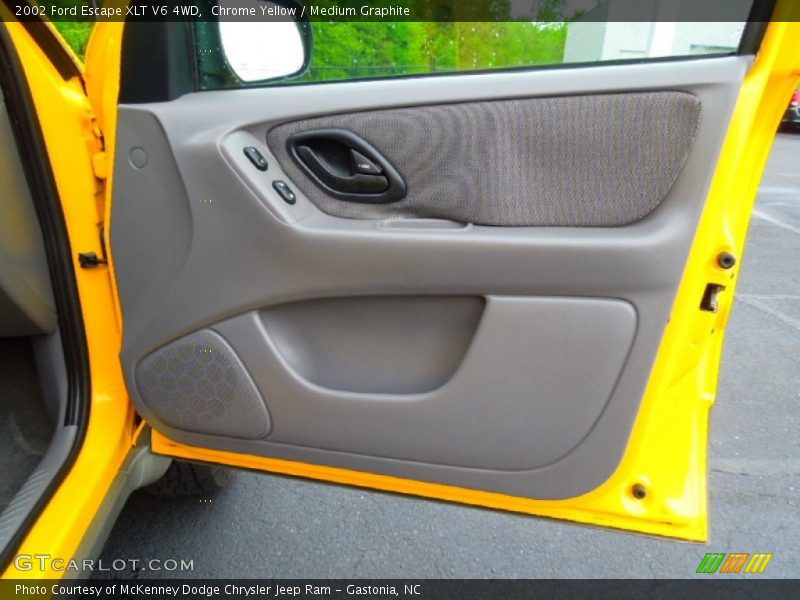 Chrome Yellow / Medium Graphite 2002 Ford Escape XLT V6 4WD
