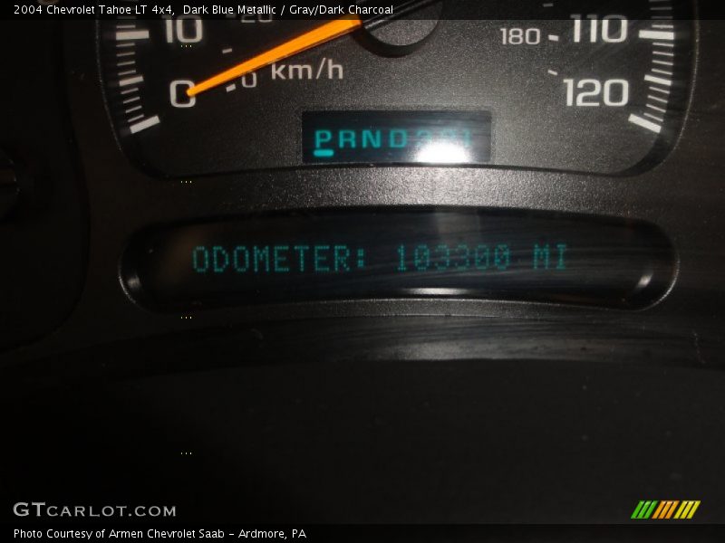 Dark Blue Metallic / Gray/Dark Charcoal 2004 Chevrolet Tahoe LT 4x4
