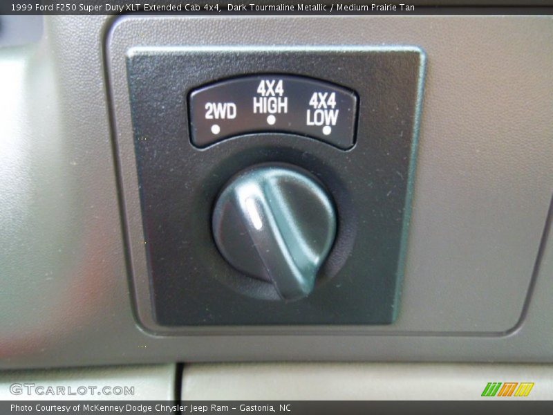 Dark Tourmaline Metallic / Medium Prairie Tan 1999 Ford F250 Super Duty XLT Extended Cab 4x4