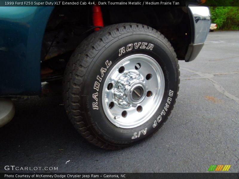 Dark Tourmaline Metallic / Medium Prairie Tan 1999 Ford F250 Super Duty XLT Extended Cab 4x4