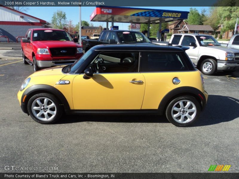Mellow Yellow / Grey/Black 2008 Mini Cooper S Hardtop